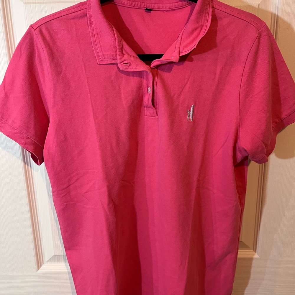 johnnie-O Women’s Vibrant Pink Polo Shirt size X-Large